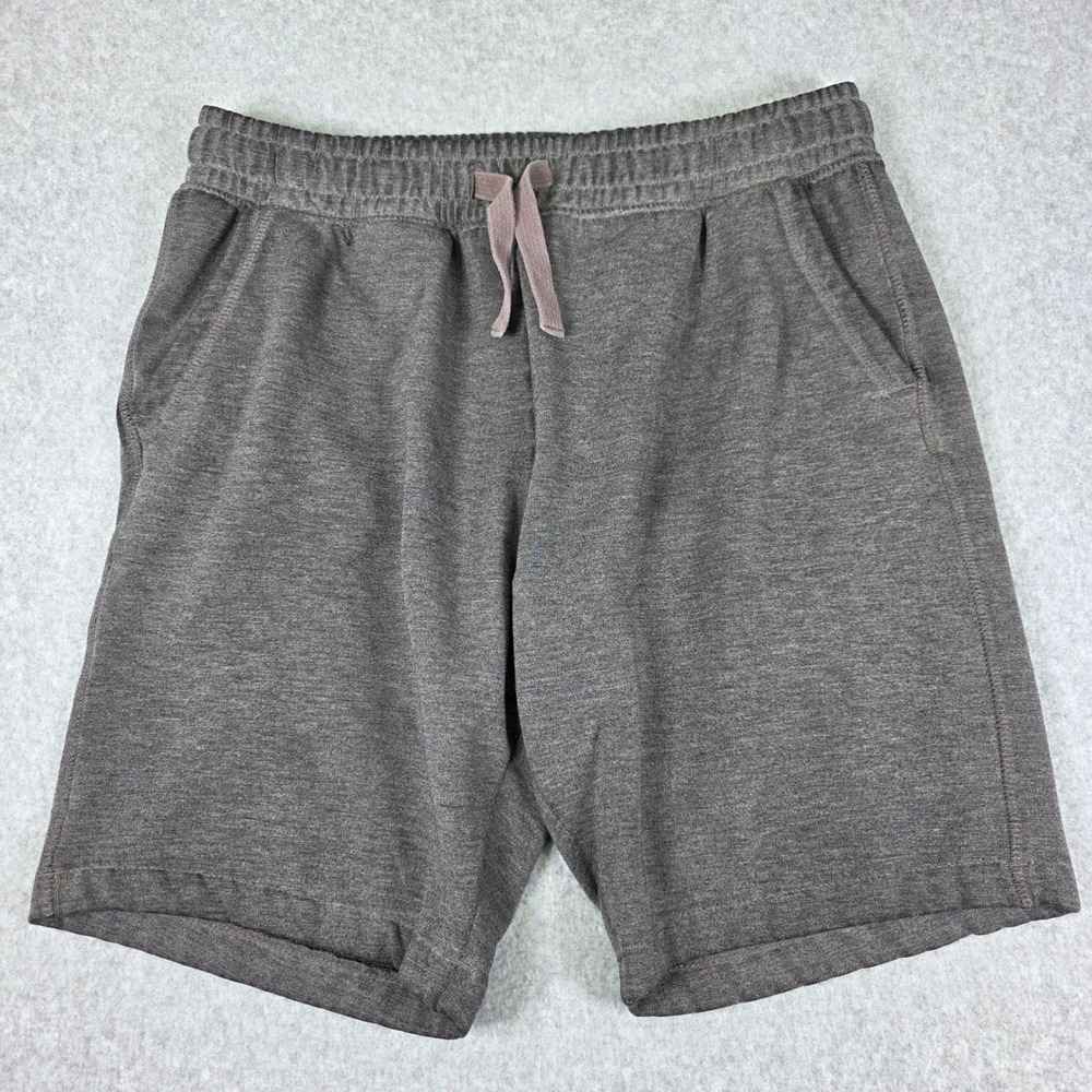 Jachs Men's‎ Size Medium Gray Casual Shorts Elastic Waist Pull On Pockets